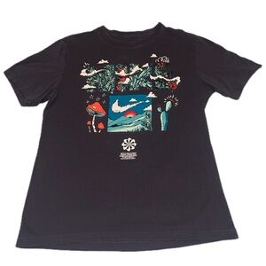 Nike Sportswear Biosphere Graphic T-Shirt Men’s Small Dark Gray 100%Cotton NWOT